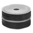 thumbnail image 1 of Unique Bargains 2 Pack Twisted Nylon Twine Thread Beading Cord 3mm 7M/23 Feet Extra Strong Braided Nylon String, Black, 1 of 6