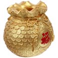 thumbnail image 3 of MasteelfCA Creative Money Bag Shape Flower Vase Home Decorative Desktop Wheat Vase Decor, 3 of 8