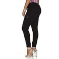 thumbnail image 3 of VIP JEANS Pantalon de Course pour Femmes - Pantalon en Jean Extensible pour Femmes - Cargo Noir, XXX-Grand, 3 of 5