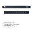 thumbnail image 3 of CyberPower Basic PDU Series CPS1215RM - Unité de distribution d'Alimentation (Montable sur Grille) - CA 120 V - Entrée : NEMA 5-15 - Connecteurs de Sortie : 10 (NEMA 5-15) - 1U, 3 of 7