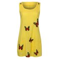 thumbnail image 4 of Birdeem Robe Sans Manches Décontractée à Imprimé pour Femmes, Col Rond, Printemps/été, 4 of 4
