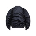 thumbnail image 2 of Innerwin Jacket Windproof Mens Outwear Outdoor Solid Color Lightweight Bomber Jackets Black L, 2 of 3