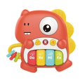 thumbnail image 2 of Children's Dinosaur Electronic Piano, Sound & Light Educational Toy, Finger Exercise Gadget, Early Childhood Learning Tool, Color Shape Matching Toy, Kids Musical Plaything, Toddler Developmental Toy, 2 of 6