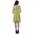 thumbnail image 4 of Moomaya Tunique Grande Taille à Col Licou en Rayonne Sans Manches Débardeur Mini Robe T-Shirt, 4 of 4