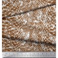 thumbnail image 2 of Soimoi Polyester Crepe Fabric Snake Animal Skin Print Fabric by The Yard 42 Inch Wide, 2 of 3