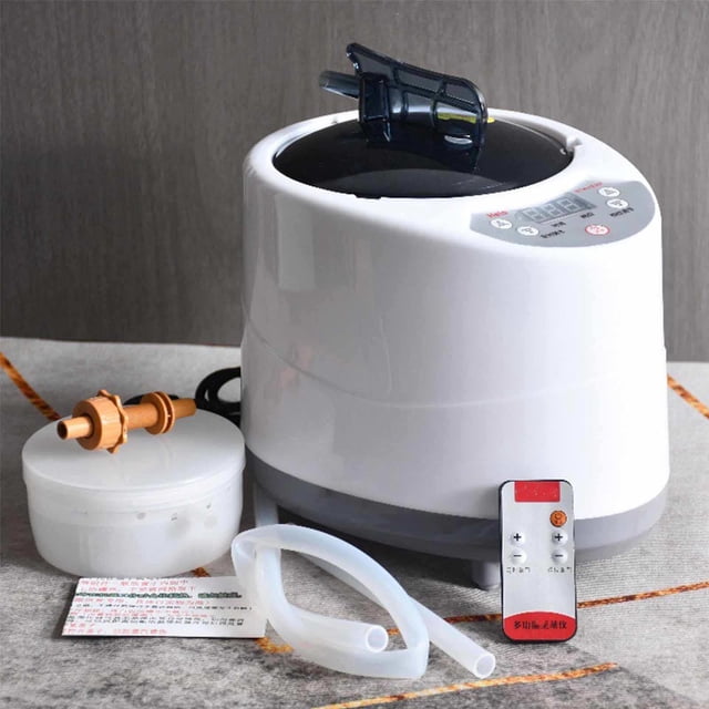 Yhmxh Home Decor Office DecorPortable 3.0L Upgrated Pot Generator With Remote Control Spa With Timer Display Herbal Box For 110V US Plug White Home Essentials Office Accessories Office Organizer