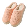 thumbnail image 1 of Pisexur House Slippers for Woman Keep Warm and Non-Slip Slippers Contrast Color Plush Warm Home Indoor Slippers & Comfortable and Durable House Slippers for Woman, 1 of 2
