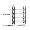 thumbnail image 3 of TIMIFIS Shoe Rack Shoe Rack Shoe Rack Storage Organizer With 4 Tiers Metal Shelves For Bedroom Closet Entry Dorm Room New Home Essentials, 3 of 6