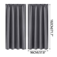 thumbnail image 3 of Avdolw Silk Curtains - Heat Insulating, Energy Saving, Darkening & Noise Reducing for Bedroom/Kitchen, Easy Install, 3 of 4