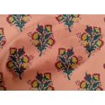 thumbnail image 4 of oneOone Cotton Cambric Fabric Leaves & Floral Block Decor Fabric Printed BTY 56 Inch Wide, 4 of 4