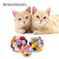 thumbnail image 3 of Balles Colorées en Laine Douce et Légère, Jouets Interactifs, Jouet Interactif pour Chaton, 3 of 8