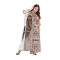 thumbnail image 4 of Caftans Longs pour Femmes Grande Taille Robe Caftan Robe de Soirée Fête Été Plage Robe d'Été Manches Kimono Longues Robes Décontractées en Ligne, 4 of 7
