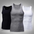 thumbnail image 1 of TIMIFIS Mens Tank Top Casual Basic Workout Sleeveless Undershirt Summer Solid Color Crew Neck Athletic Muscle A-Shirt, 1 of 4