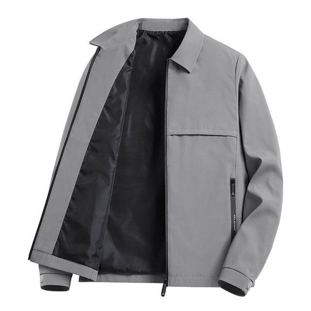 Transition Jacket Men's Jacket Lightweight Jacket Leisure Summer Jacket With Zip Pockets
