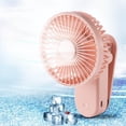 thumbnail image 3 of Pink Magnetic Clip Fan Usb Rechargeable 3 Wind Levels 90 Degree Rotation Quiet Desktop Portable For Home Bedroom, 3 of 7
