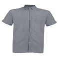 thumbnail image 2 of Mens Linen Button Up Casual Short Sleeve Slim Fit Shirts, 2 of 6