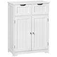 thumbnail image 1 of kleankin Armoire de Salle de Bain Autoportante avec 2 Tiroirs et Tablette Ajustable, 1 of 10