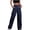 Blue, variant on bbymog Black Cargo Pants Women Casual Work Pants Streetwear Summer Solid Color Full Length Pants with Pocket Black L