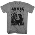 thumbnail image 1 of Janis Joplin Janis Graphite Heather Adult T-Shirt, 1 of 2