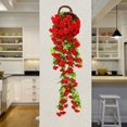 thumbnail image 1 of Faux Silk Hanging Vine Garland with Roses for Wall Wedding Decor, 1 Bouquet, 1 of 6