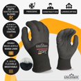 thumbnail image 2 of LINCONSON 3 Pack Winter Work Gloves Suitable for Outdoors Construction Warehousing Freezers & Mechanics, Safety Performance Series-Black, 2 of 5