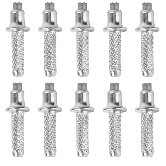 CIMAXIC 10 Pcs Embout de Tige de Remplacement en Acier Tungstène pour Bâton de Randonnée, 1.22"X0.2"X0.2"