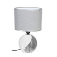 thumbnail image 1 of Ceramic Table Lamp With Shade (Allure) (Silver), 1 of 1