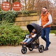 thumbnail image 2 of hauck Stroller Rapid 3 Air Reclining Seat, Compact Fold Stroller with Air Tires, Black, 2 of 11