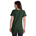 thumbnail image 3 of Inkmeso Basic V-neck Jersey T-shirt Short Sleeve Long Length Tee Workout Top For Womens, 3 of 8
