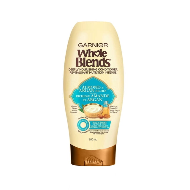 Garnier Whole Blends Hair Conditioner,Almond & Argan