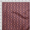thumbnail image 4 of oneOone Viscose Chiffon Purple Fabric Florals Fabric For Sewing Printed Craft Fabric By The Yard 42 Inch Wide, 4 of 4