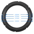 thumbnail image 3 of Haut-parleur Surround, Pièces de Réparation de Haut-Parleur de Qualité Pratique pour Remplacement pour Haut-Parleur pour Usage Professionnel pour Usage Général, 3 of 8