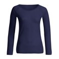 thumbnail image 5 of Besolor T-Shirt à Col Rond pour Femme en Maille Transparente, Coupe Ajustée, Manches Longues, Transparent, Tenue de Boîte de Nuit, Blouse Chemise de Fête, 5 of 5