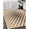 thumbnail image 3 of Ahgly Company Tapis d'Intérieur Lavable en Machine Carré Transitionnel Marron Sienne, 6 Pieds Carré, 3 of 7