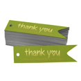 thumbnail image 1 of Inkdotpot Pack Of 100 Real Gold Foil Paper Tags Thank You For Celebrating With Me Birthday Favor Hang Tags, 1 of 6
