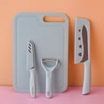 thumbnail image 2 of Kitchen Knife Set Comes with Cutting Board, Fruit Knife Set, Scissors, Vegetable Knife, Peeling Knife Set, Kitchen Portable Knife Set Chopping Boards for Kitchen, 2 of 6