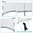 thumbnail image 3 of Ksports Pickleball Set w/ 22' Net, LED Shuttlecocks, Game Balls, White, 3 of 11