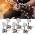 thumbnail image 3 of Chevilles et Touches d'Accord de Guitare, Conception Professionnelle Installation Facile Structure Stable Résistance Corrison Têtes de Machine Guitare Grande Durabilité pour Ukulélé 3 Gauche et 3 Droit,2 Gauche et, 3 of 8