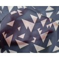 thumbnail image 5 of oneOone Silk Tabby Fabric Triangle Geometric Decor Fabric Printed BTY 42 Inch Wide, 5 of 5