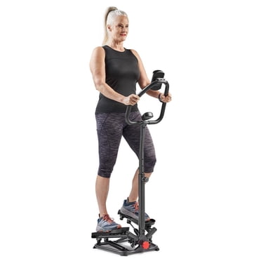 Sunny Health & Fitness Smart Stair Stepper Machine with Handlebar – SF-S020027SMART