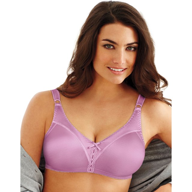 Bali Womens Double Support Wirefree Bra - Best-Seller, 36C, Pink Quartz