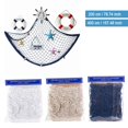 thumbnail image 3 of MesaSe Nautical Fishing Net Shell Coastal Design Seaside Wall Hanging Home Party Decoration Cotton Thread, 3 of 6