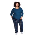 thumbnail image 2 of George Women's Plus Waffle Sleep Tee, 2 of 6