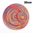 thumbnail image 3 of CAROOTU Round Cotton Coaster Heat Resistant Dining Table Plate Mat for Household Protects Table from Burnt, 3 of 7