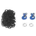 thumbnail image 3 of RC Trailer Chain, Replacement RC Tow Hook Decoration Aluminum Alloy Upgrade Part  For Outdoor Game Red,Blue,Black, 3 of 8