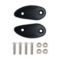 thumbnail image 2 of 2x Mirror Block Off Plates Aluminum Easy to Install for CBR1000rr black, 2 of 9