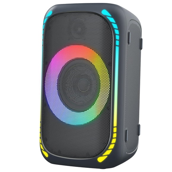 Haut-parleur de fête sans fil Bluetooth avec éclairage multicolore à DEL onn.