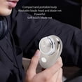 thumbnail image 3 of Tondeuse à Barbe Portable pour Hommes, Tondeuse Rechargeable Élégante, Rasoir Électrique Léger pour un Rasage Confortable, 3 of 7
