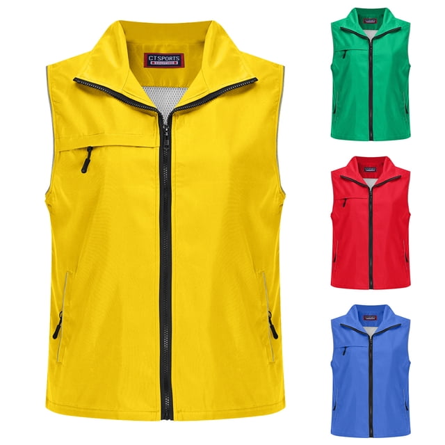 HVOBTTY Womens Summer Soft Beach Plus Size Casual Solid Color Sleeveless Collared Neck Breathable Lightweight Hiking Travel Outdoor Tank Jacket Blue ,XXXXL