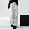 thumbnail image 1 of AherBiu Oversized Womens Sweatpants High Waisted Wide Leg Drawstring Loose Casual Trousers with Pockets, 1 of 3